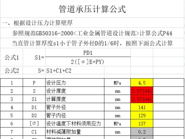 鍍鋅無(wú)縫鋼管承壓是多少，計(jì)算方法及公式解答。